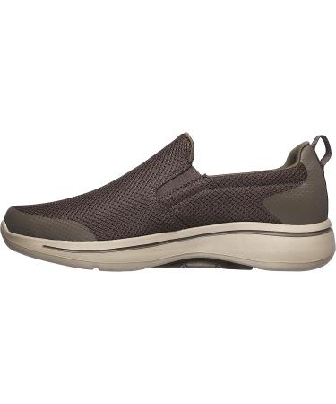 Skechers Men's GoWalk Arch Fit X-Wide Casual Loafer Sneaker - Taupe | Size 10.5 - Buy Online on GoSupps.com