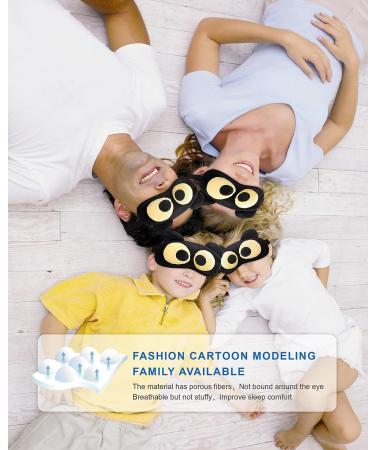 2-Piece Funny Eye Sleep Mask Set | 100% Blackout Blindfold for Women, Men, Kids | Adjustable Strap, Soft & Comfortable | Ideal for Travel, Sleep, Rest | Eye Shades for Ultimate Relaxation - Buy Online on GoSupps.com