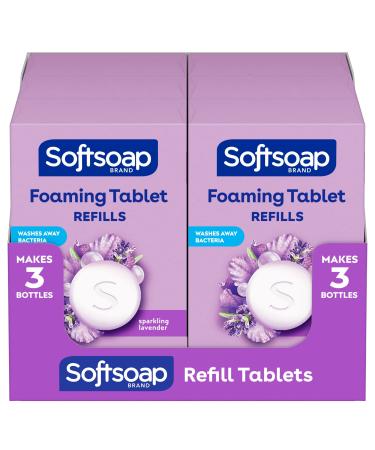 Softsoap Hand Soap Tablets Sparkling Lavender Refill Tablets (3 Count) Lavender 3 Count (Pack of 1)