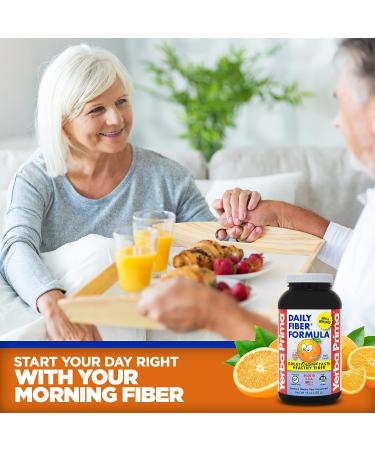 Yerba Prima Daily Fiber Formula 16 oz - Non-GMO, Gluten-Free, Orange Flavor - Made in USA - Buy Online on GoSupps.com