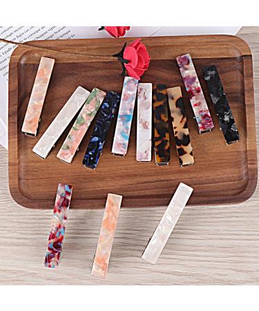 VAIPI 20 Pieces Acrylic Resin Hair Clips - Marble Pattern Hair Barrettes for Women & Girls - Buy Online on GoSupps.com