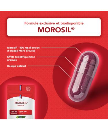 MOROSIL 400 mg Extrait d Orange Moro Brevet 1 Mois de Cure 30 G lules Vegan Nutrimea - Fabriqu en France Morosil 30 unit (Lot de 1) - Buy Online on GoSupps.com