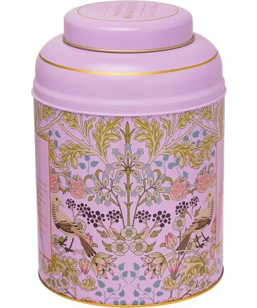 New English Teas Song Thrush & Berries Tea Caddy - 240 English Breakfast Teabags | Pink Design - Buy Online on GoSupps.com