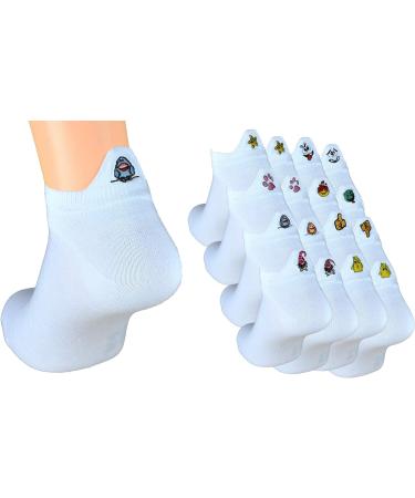 Cocain Women's Sneaker Socks - 8 Pairs with Heel Motifs | Sizes 35-42 - Stylish & Comfy for Every Model - Buy Online on GoSupps.com