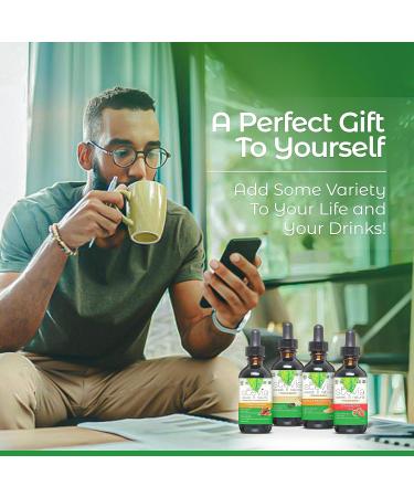 CRAVESTEVIA Organic 4-Pack Stevia Drops Vanilla Toffee Maple & Strawberry Natural Stevia Sweetener for Coffee & Beverages Zero Calorie Zero Sugar Keto Sweetener Sugar Alternative 4x30ml - Buy Online on GoSupps.com