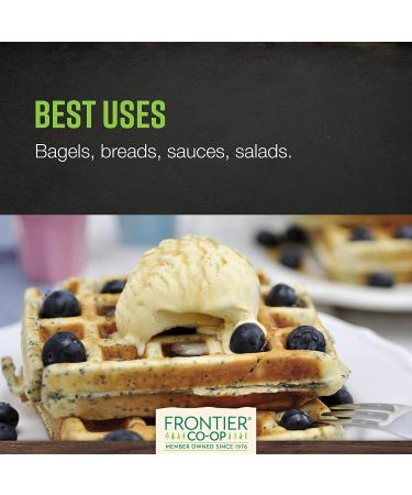 Frontier Co-op Organic Whole Poppy Seed 1lb - Buy Online on GoSupps.com