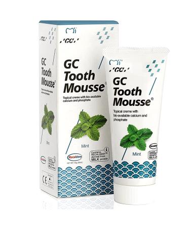 2x GC Tooth Mousse Toothpaste 35ml Tube Mint (2x 35ml Tube) - Buy Online on GoSupps.com