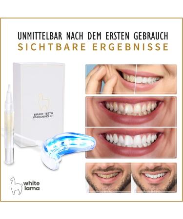 Original Whitelama Tooth Bleaching Set - Smart Teeth Whitening Kit | Safe & Painless Whitening 21 Applications Developed in Europe - Buy Online on GoSupps.com