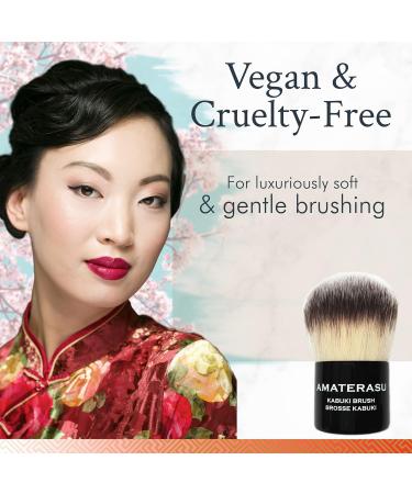 Buy Amaterasu Kabuki Brush - Multi-Use Ultra-Soft Vegan & Cruelty-Free for Powder Foundation Blush & Bronzer - Seamless Blending Tool for All Skin Types - Buy Online on GoSupps.com