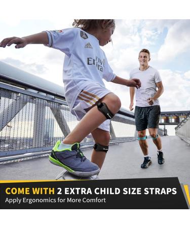 CAMBIVO 2 Pack Patella Tendon Knee Strap Knee Pain Relief Support Brace for Women Men Adjustable Band for Hiking Soccer Basketball Baseball Running Tennis Volleyball Squats Orange - Buy Online on GoSupps.com