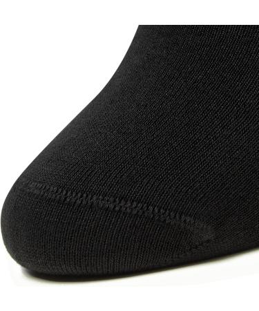 Men's Bamboo Diabetic Ankle Socks - Soft, Seamless, Non-Binding - 5 Pairs (11-13, Black) - Buy Online on GoSupps.com