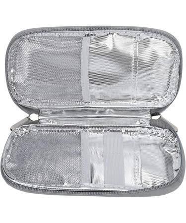 Portable Diabetic Medication Cooler Case - Multi-Layer Insulin Travel Case for Elderly (Blue) - Buy Online on GoSupps.com