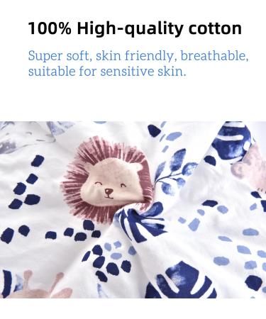 Chilsuessy Jungle Lion Toddler Sleeping Bag with Feet - 2.5 Tog, Removable Sleeves - Winter Sleep Sack for Babies 4-5 Years - Buy Online on GoSupps.com