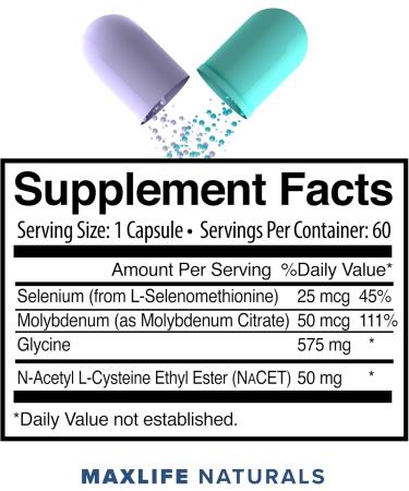 Neuro NACET - 1000mg N-Acetyl Cysteine Ethyl Ester | 20X More Bioavailable 10X Higher Glutathione Boost | Brain Support with Glycine & Selenium - International Shipping - Buy Online on GoSupps.com