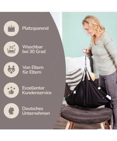 Buy Baby Weighing Towel with Digital Scale - 100% Linen & Cotton Weighs Infants up to 13kg - Midwife Black - International Shipping Available - Buy Online on GoSupps.com