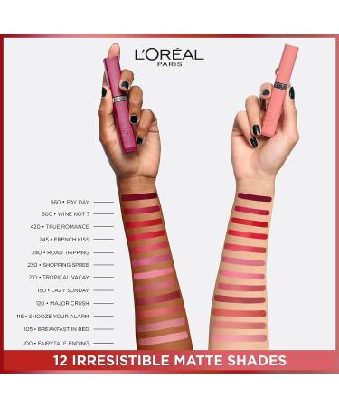 L'Oreal Paris Infallible Matte Resistance Liquid Lipstick - True Romance 420 (0.17 Fl Oz) - Buy Online on GoSupps.com