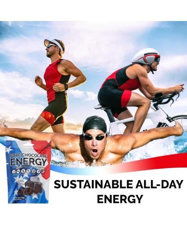 Pure Chocolate Energy Chews - with Caffeine - Dark Chocolate (30 Count) - Buy Online on GoSupps.com