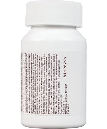 Bayer Back & Body Extra Strength Aspirin 500mg Coated Tablets with Caffeine - 100 Count for Fast Pain Relief - Buy Online on GoSupps.com