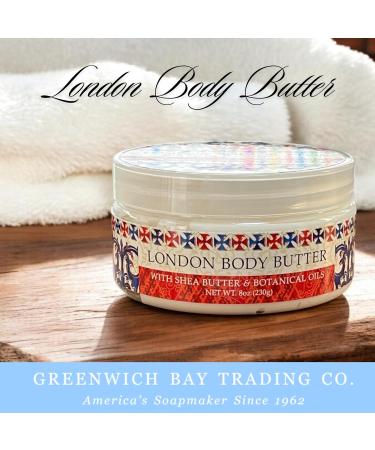 Greenwich Bay Trading Destination Body Butter 8oz | Luxurious Moisturizing Cream | Enriched with Shea Butter & Essential Oils for Deep Hydration | Perfect for Dry Skin | Travel-Friendly London - Buy Online on GoSupps.com