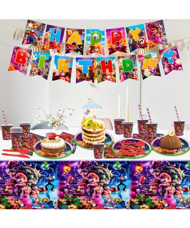 Yumcute 84PC Ma Rio Birthday Decoration Set | Children's Birthday Party Supplies for 10 | Tablecloth Cocks & More | International Shipping Available - Buy Online on GoSupps.com
