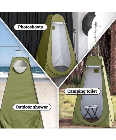 Portable Pop-Up Privacy Tent for Camping and Beach - Shower, Toilet, Changing Room, Rain Shelter - Easy Set Up, Lightweight & Sturdy - Buy Online on GoSupps.com