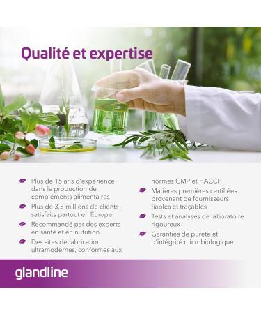 Menopause Glandline M-Pause Forte Sage B-Vitamin Biotin Saffron Calcium Chromium Clove Black Pepper - 60 Capsules for 60 Days Sensilab - Buy Online on GoSupps.com