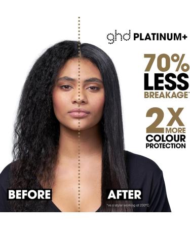 ghd Platinum+ Professional Smart Hair Straightener - Ultra Gloss Plates, Black - Buy Online on GoSupps.com