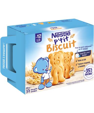 Nestl B b - P'tit Biscuit - D s 12 mois - 180g Etui 180g