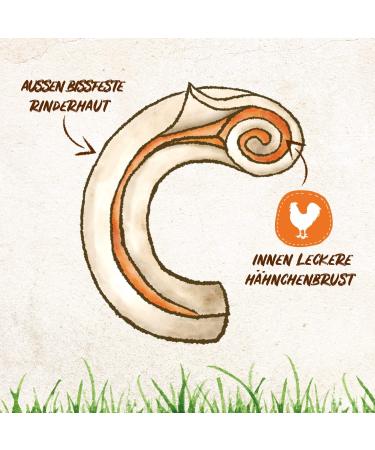 8in1 Delights Chicken Rings for Dogs - Healthy 3-Piece Kausnack High-Quality Chicken & Beef Skin 2 Pack - Buy Online on GoSupps.com