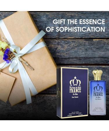 Parfum de Rois Sensual Woody Fragrance for Men | Long Lasting Cologne Aromatic Scent Eau de Parfum Natural Spray - Great Holiday Gift 3.4 Fl Oz/100 Ml - Buy Online on GoSupps.com