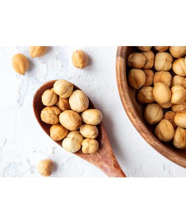 1lb Dry Roasted Blanched Hazelnuts with Himalayan Salt - Keto & Vegan Snack, Whole Filberts, Oil-Free - Bulk Purchase for Baking, Rich in Essential Fatty Acids - Buy Online on GoSupps.com