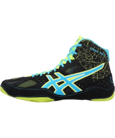 ASICS Men's Cael V6.0 Black/Atomic Blue/Flash Yellow Size 11 - Buy Online on GoSupps.com