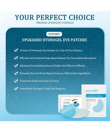 Under Eye Patches for Dark Circles & Puffiness - Hydrating Treatment with Hyaluronic Acid & Collagen (30 Pcs - Buy Online on GoSupps.com
