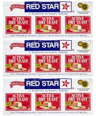 Red Star GlutenFree Active Dry Yeast, 0.25 Ounce (Pack of 9)