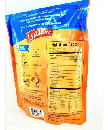 Isadora Refried Beans Pouch (Pack of 2) - 15.2 oz - Authentic Mexican Flavor - Buy Online on GoSupps.com