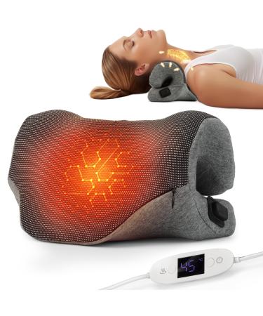 ISToyo Heated neck stretcher neck and shoulder relaxer naked decorations for relieving neck pain neck massage device with heat to relieve temporal joint pain posture correction