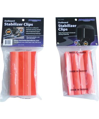 Panther ATV 55-2190 Outboard Stabilizer Clips - Pack of 2 in Black Orange - Buy Online on GoSupps.com