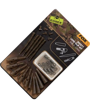 Fox Edges Camo Safety Lead Clip Kit | Size 7-5 | Ideal for Carp Rigs & Fishing - International Shipping Available - Buy Online on GoSupps.com
