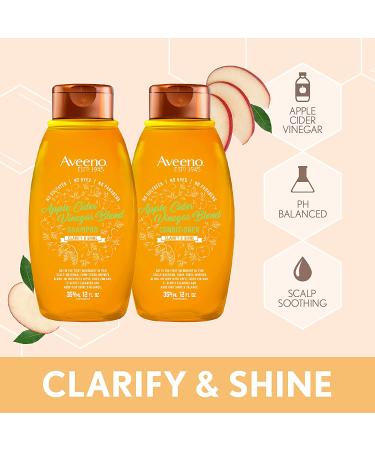 Aveeno Apple Cider Vinegar Sulfate-Free Shampoo - 12 Fl Oz - Buy Online on GoSupps.com