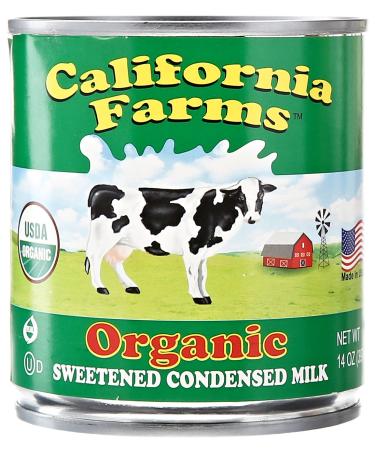 California Farms Organic Condensed Sweetened Milk, 14 Oz (Pack of 2)