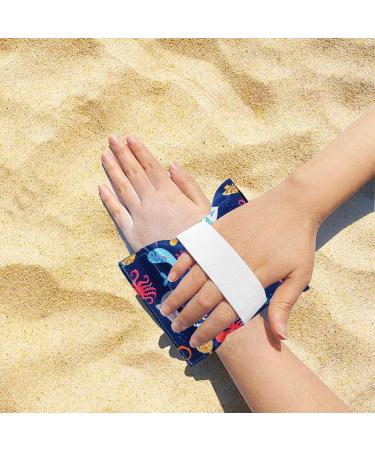 Beach Sand Remover - Cartoon Talc Free Sand Removal Beach Accessories | Sand Removal Beach Accessories Sand Wipe Off Mitt Sand Brush for Beach Feet Beach Vacation Camping Travel Trip - Buy Online on GoSupps.com