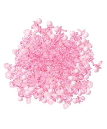 200 Pieces Baby Schnuller Acrylic Pacifiers - Pink Mini Necklace for Baptism Birthday & Baby Party Decorations - Buy Online on GoSupps.com