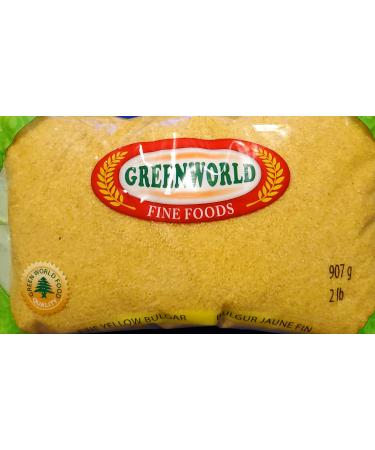 Fine Yellow Bulgur (bulgar) 2lbs 907g - bulgur juane fin