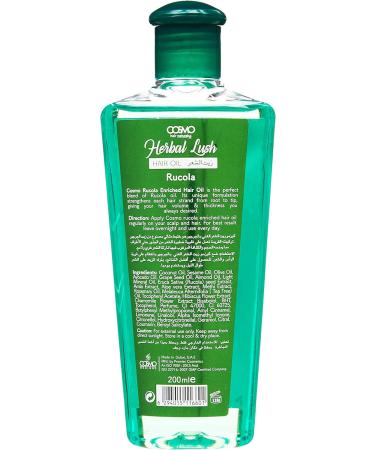 COSMO Rucola Hair Oil Herbal Lush 200ml - Buy Online on GoSupps.com