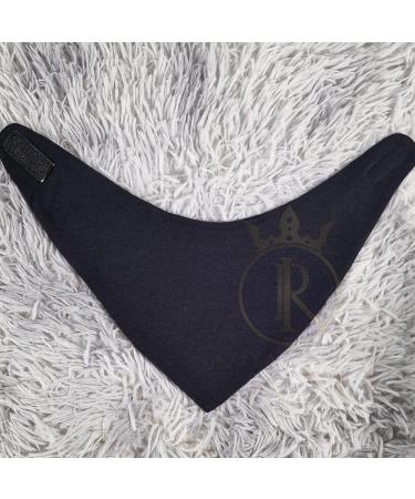 Royal Icon Baby Bandana Bibs - Stylish & Functional 0-6 Months Dribble Bibs - Soft & Absorbent Set of 3 Black Bibs for Newborn Boys & Girls - Buy Online on GoSupps.com