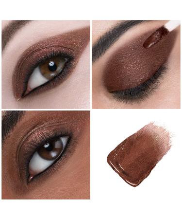 Haus Laboratories By Lady Gaga Glam Attack Liquid Eyeshadow | Shimmer 08 - Rye | Vegan & Cruelty-Free - Buy Online on GoSupps.com