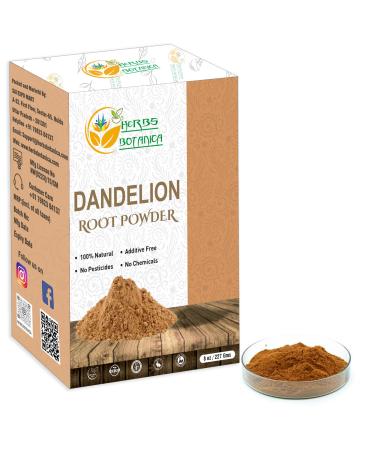 Herbs Botanica Dandelion Root Powder 100% Natural Dandelion Root for Herbal Tea, Detox & Wellness Finely Ground, Additive-Free Vegan Supplement 8 oz Resealable Pack Dandelion Root / Taraxacum Officinale Powder