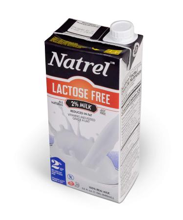 Natrel | 2% Lactose-Free Milk | 32 Ounce | Pack of 6 | Shelf Stable Milk | Gluten-Free | Kosher | Non-GMO | No Refrigeration Needed | Fresh Taste that Lasts for Months | Made in the U.S.A