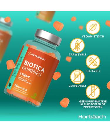 ProBio 5 Billion CFU 60 Vegan Erasers Biotics Gummies for Men and Woman Digestive Health Horbach - Buy Online on GoSupps.com