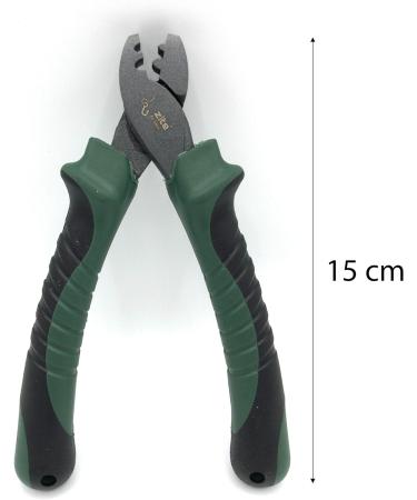 Zite Fishing Crimping Pliers - 15 cm Fishing Tool with Teeth & Comfort Grip for Crimping Sleeves - Ideal for International Anglers - Buy Online on GoSupps.com